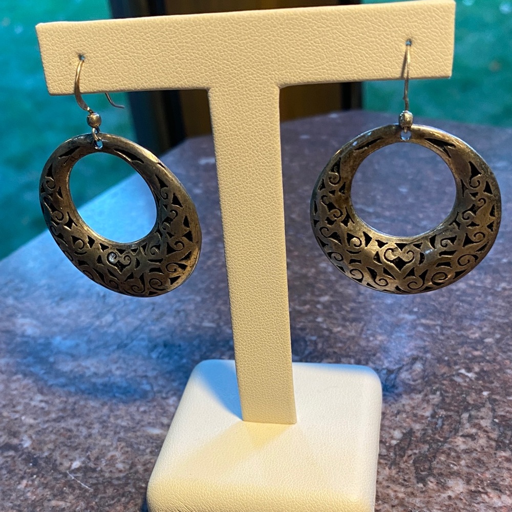 Elegant Silver Hoop Earrings